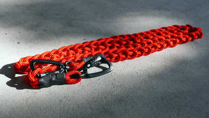 Clip Leash is a strong, safe, versatile dog leash designed to allow the user to adapt to different situations without taking the dog off of the leash. It is open ended to allow the ability to tether, go hands free, around the waist, and many more!