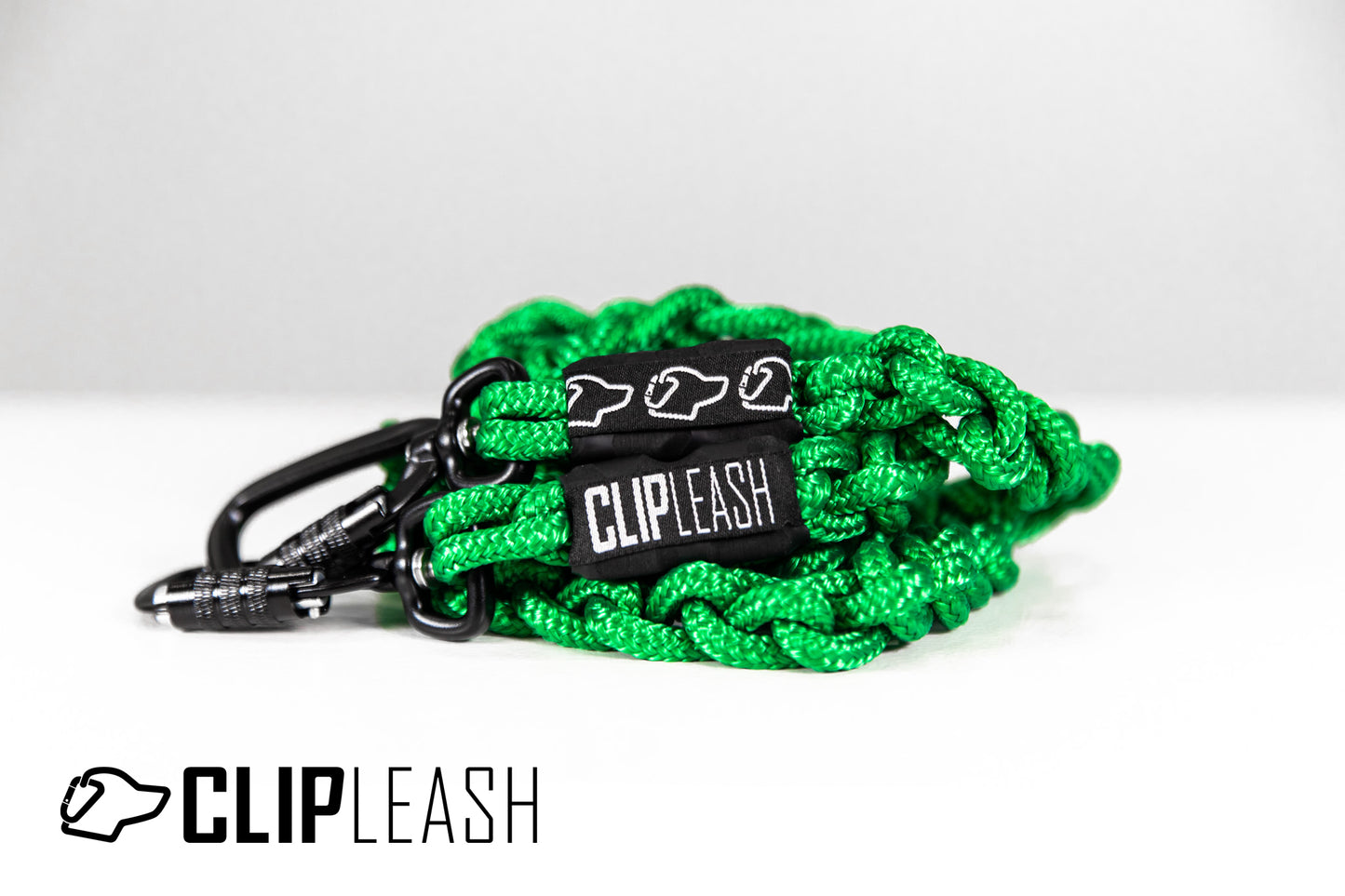 Clip Leash is a strong, safe, versatile dog leash designed to allow the user to adapt to different situations without taking the dog off of the leash. It is open ended to allow the ability to tether, go hands free, around the waist, and many more!